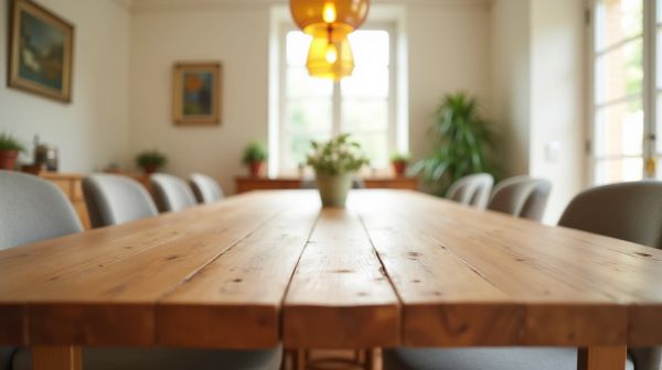 Optimisez votre espace avec une table salle à manger en bois